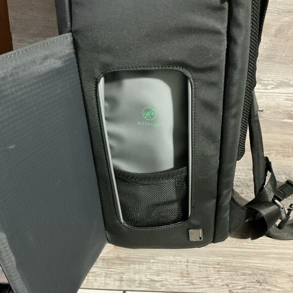 Korin Anti-Theft Laptop Backpack with Lock USB Port Fits 16” Black - Picture 9 of 15